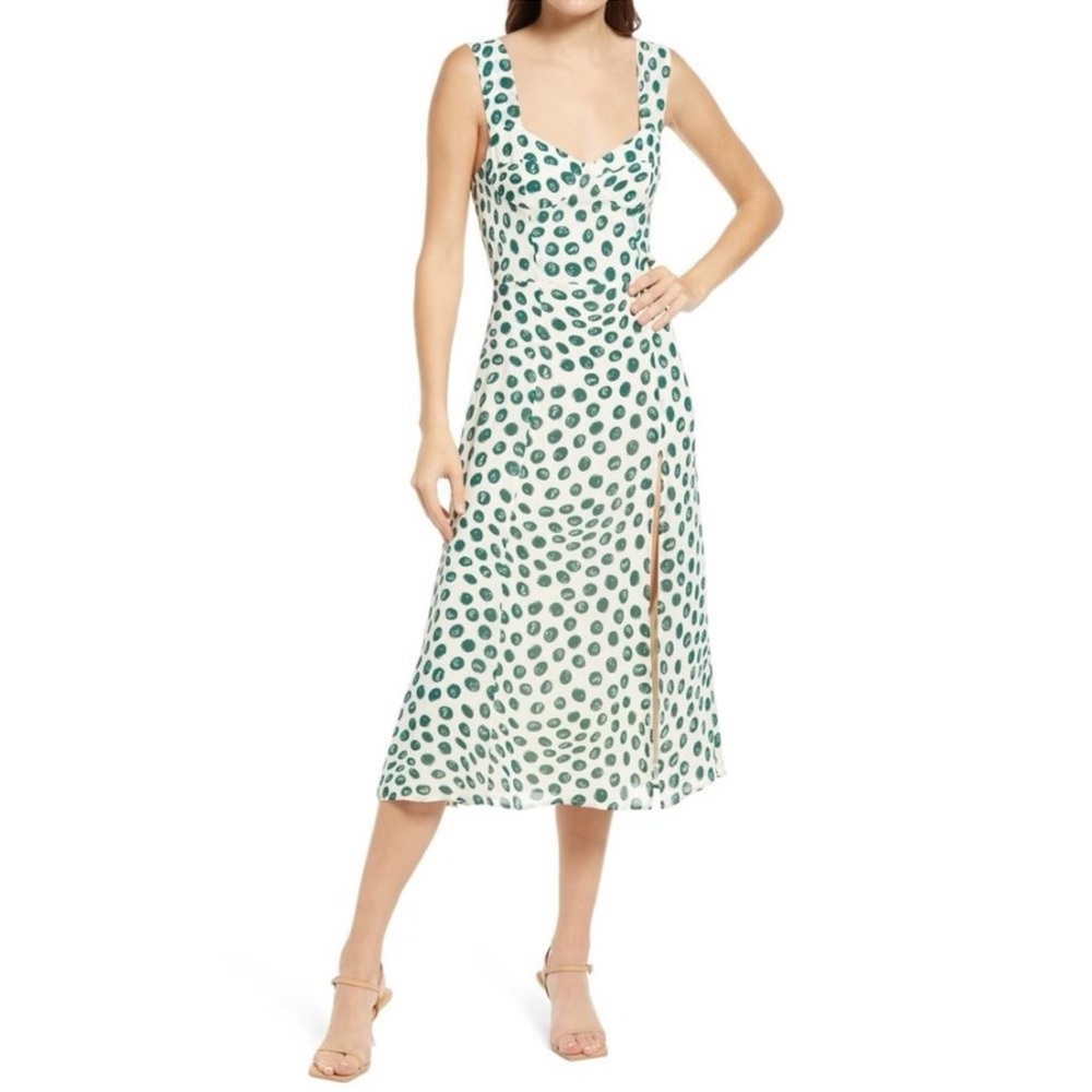 NWT Reformation Fulton Dress in Tapioca, Size 8